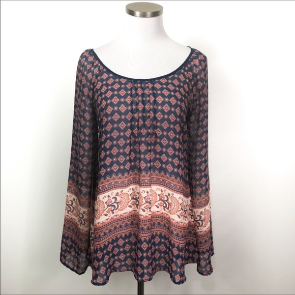 Blu Pepper Tops - Blu Pepper Boho Tunic Top